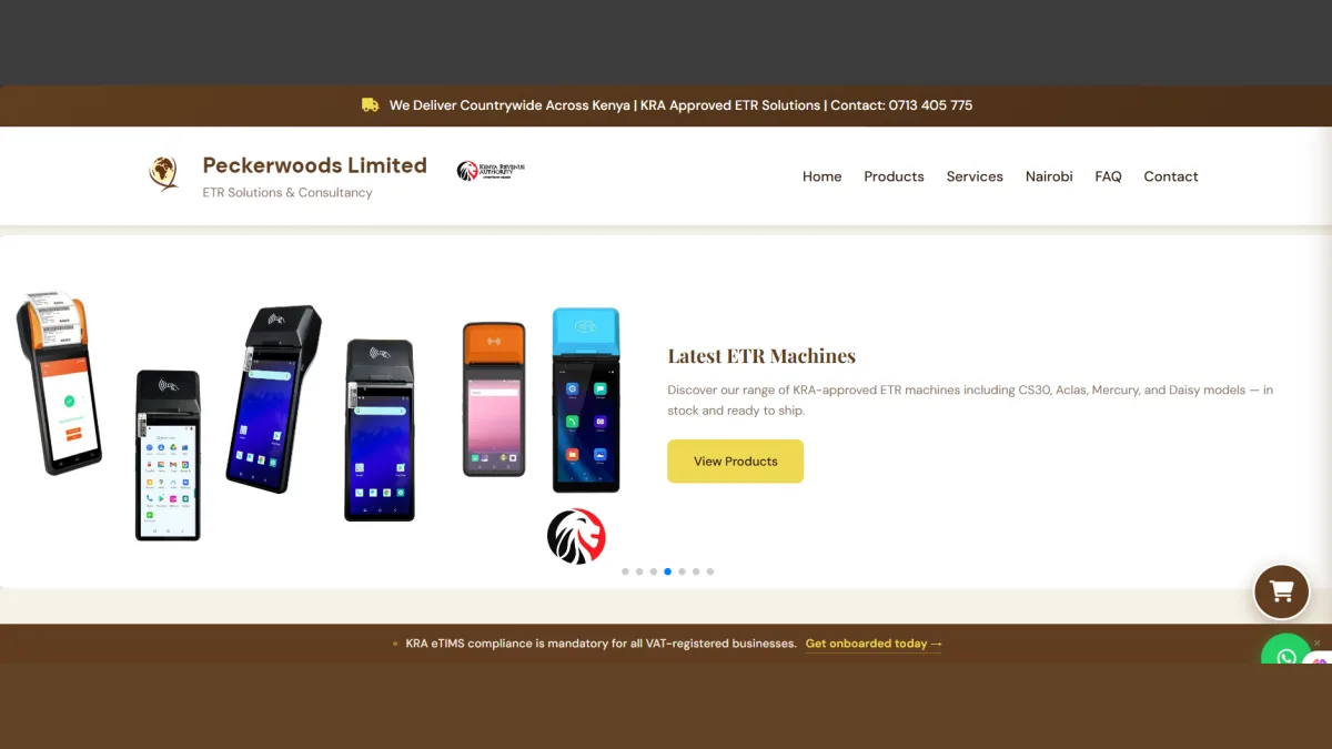 Screenshot of the Peckerwoods Limited website